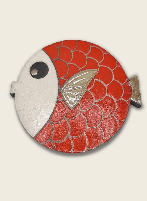 Dessous de plat en Raku – Élégance artisanale pour la table – Image 2